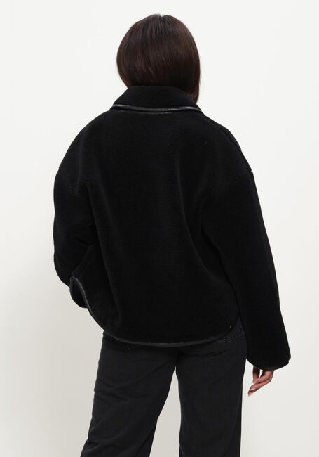 Zwarte ANINE BING Teddy jas CAMDEN JACKET - large