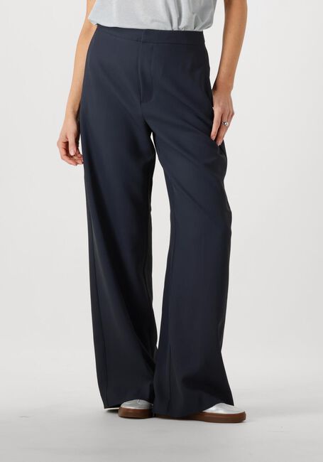 Donkerblauwe MOS MOSH Wijde broek LEYA MILEY PANT - large