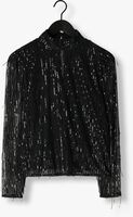 Zwarte SECOND FEMALE Blouses TASSEL BLOUSE Zwarte SECOND FEMALE Blouses TASSEL BLOUSE - medium