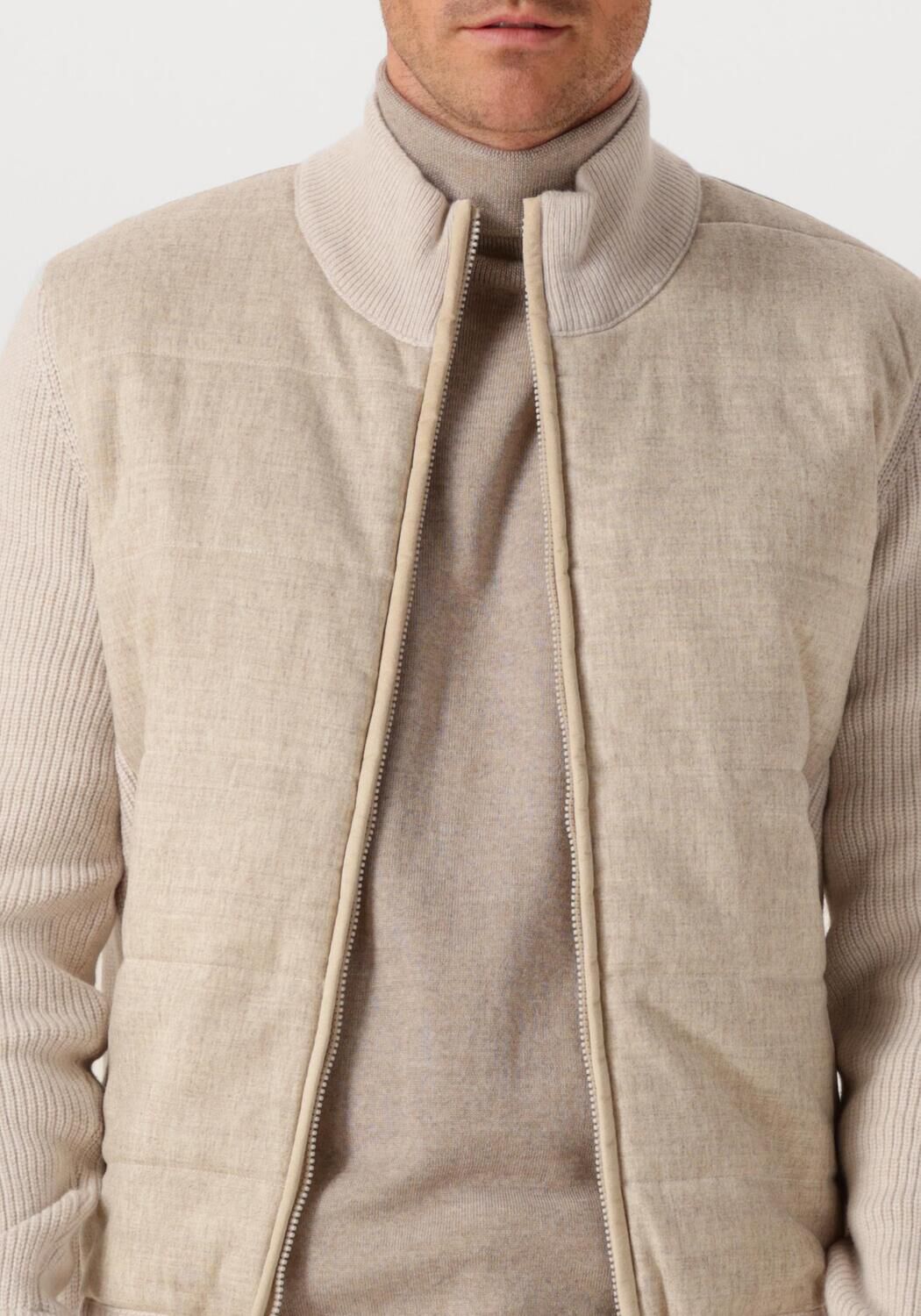 Zand GRAN SASSO Trui JACKET C FLANELLA - large