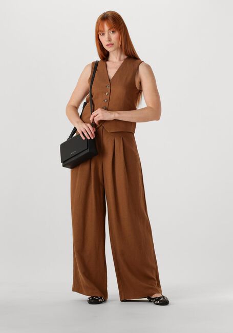 Bruine HERSKIND Broeken LOTUS PANTS - large