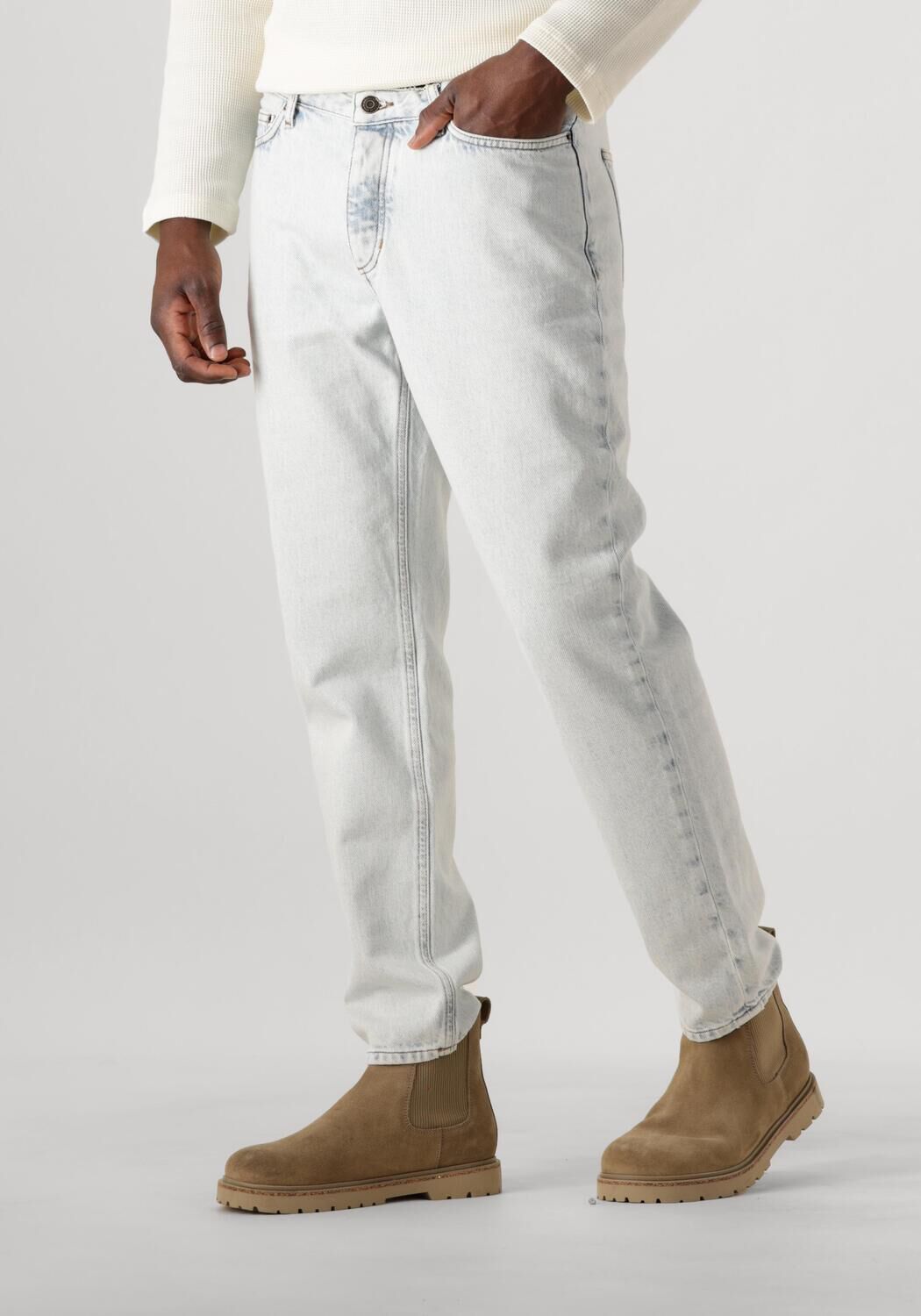 American Vintage Straight Leg Jeans Heren Yopday H, Maat: 30/32, Kleur: Lichtblauw