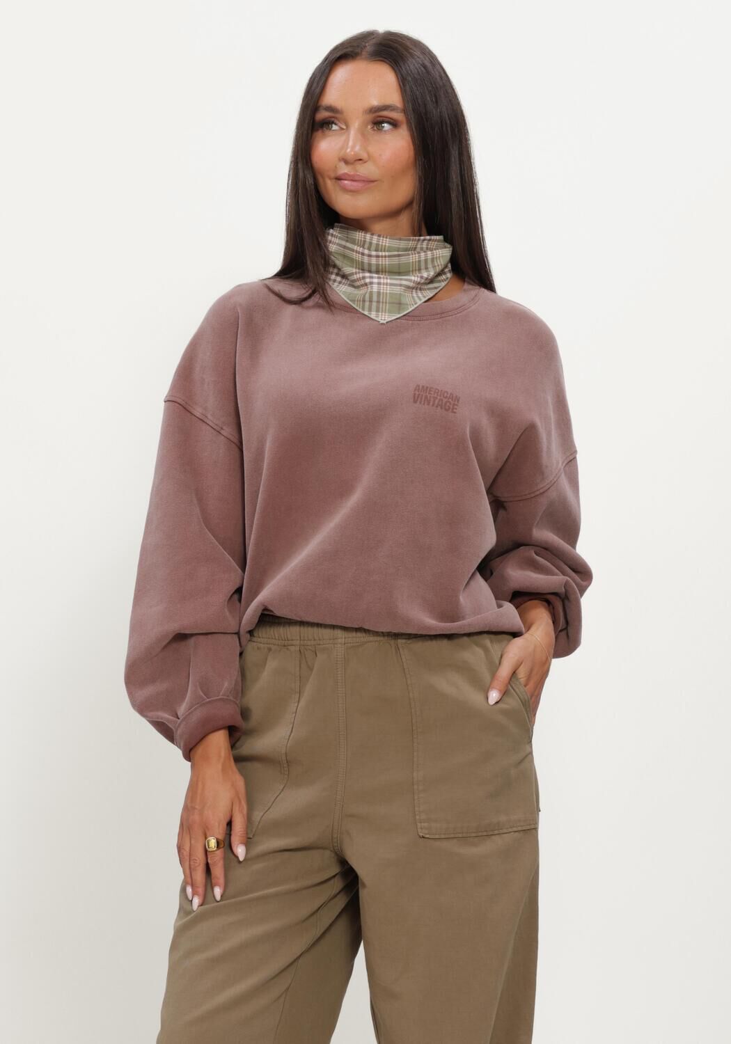 Roze  AMERICAN VINTAGE Sweater JITBAY - large