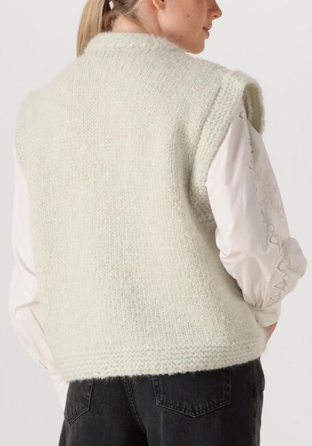 Gouden FORTE FORTE Gilet NATTE' TWEED AND BOUCLE' KNIT VEST - large