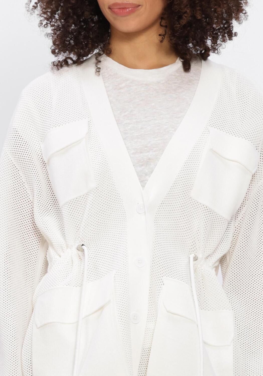 Witte DOROTHEE SCHUMACHER Vest COTTON COOLNESS - large