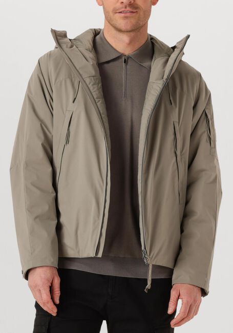 Khaki CP COMPANY Jack OUTERWEAR MEDIUM JACKET IN PRO TEK - large