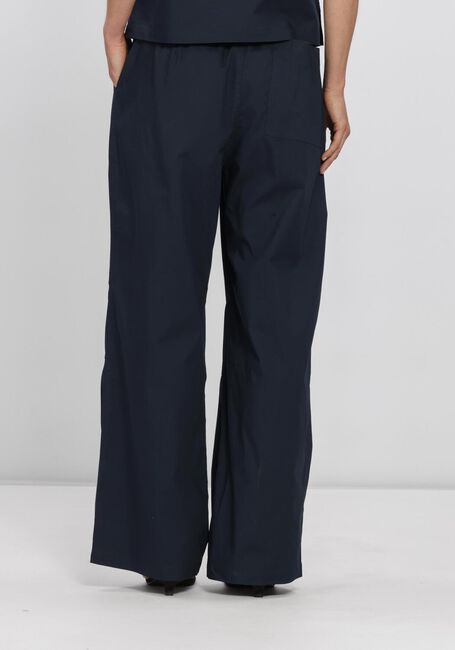 Donkerblauwe SEA ME HAPPY Wijde broek CHUCK PANTS STRETCHY POPLIN - large