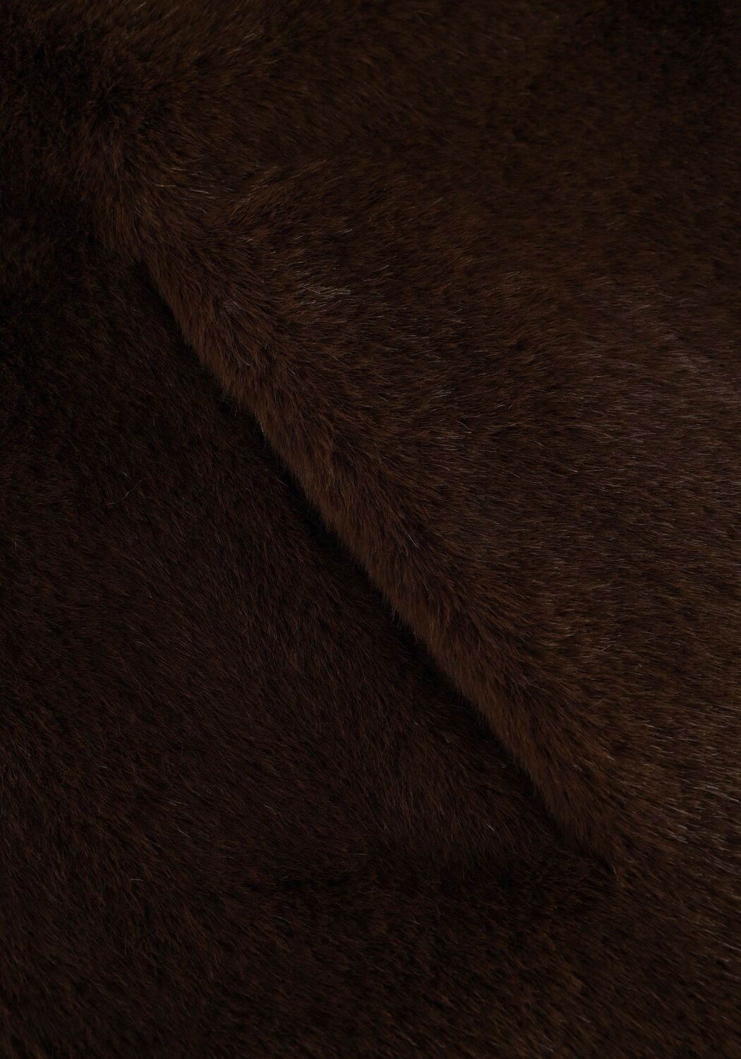 Bruine STAND STUDIO Faux fur jas CAMILLE COCOON COAT - large