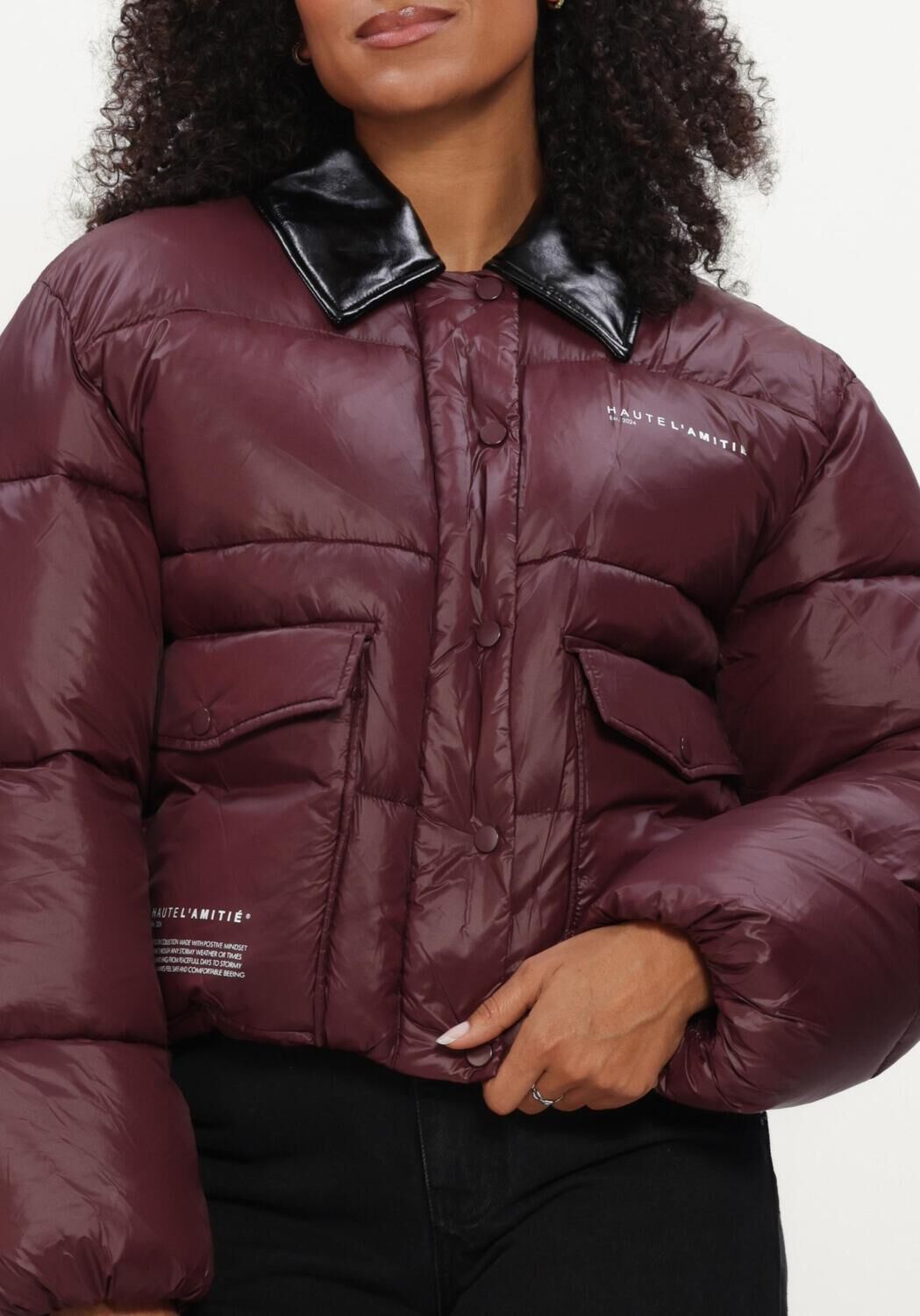 Rode HAUTE L'AMITI&Eacute; Jassen CLIMB CROP POCKET JACKET - large