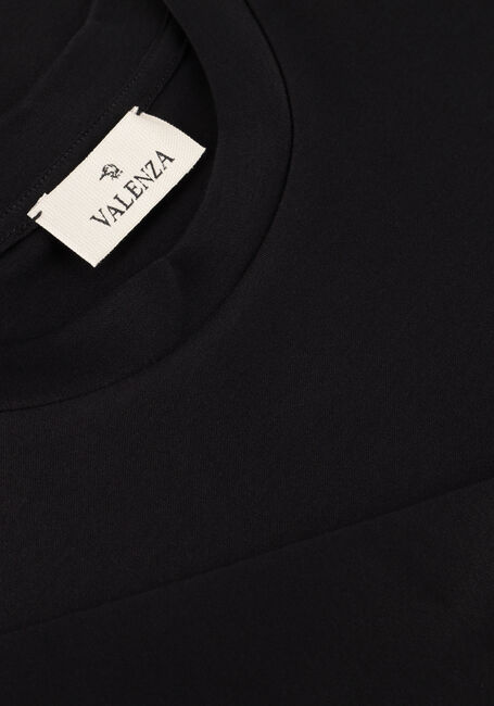 Zwarte VALENZA Polo / T-shirt 1026 INTERLOCK SUPIMA OVERSIZED T SHIRT - large