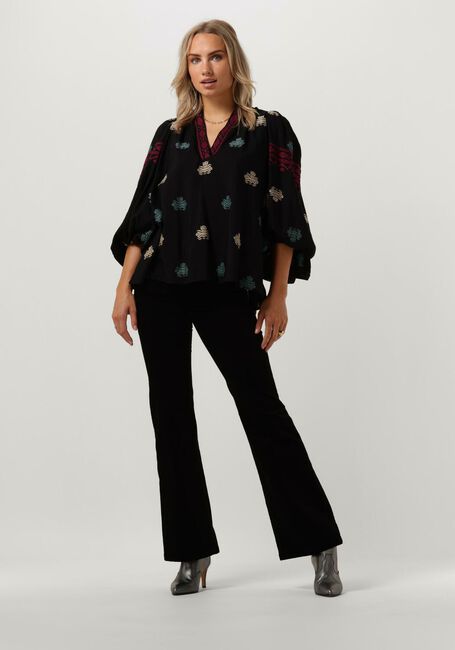 Zwarte VANESSA BRUNO Wijde broek DOMPAY - large