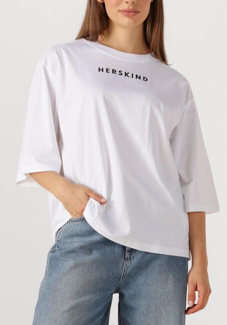 Witte HERSKIND Top HERSKIND T-SHIRT - large
