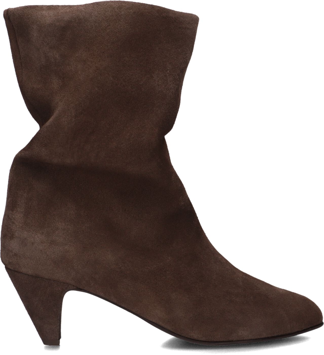 Anonymous Copenhagen Enkellaarsjes
Dames Vully 50 Stiletto, Maat: 38, Materiaal: Suède, Kleur: Bruin