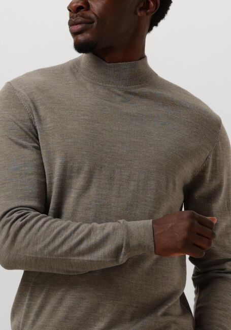 Groene PROFUOMO Trui PULLOVER MOCK - large