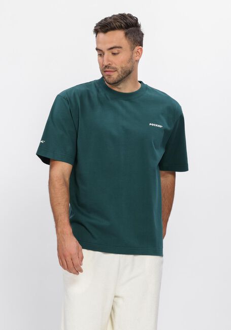 Donkergroene POCKIES T-shirt SUNDAYS TEE - large