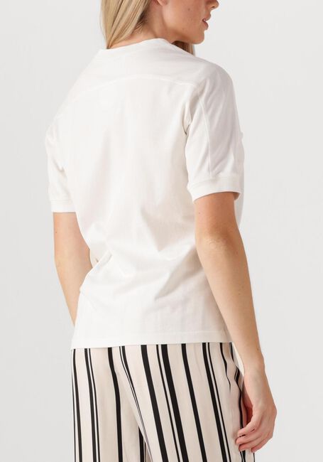 Witte ANINE BING T-shirt JAYLIN TEE MONOGRAM - large