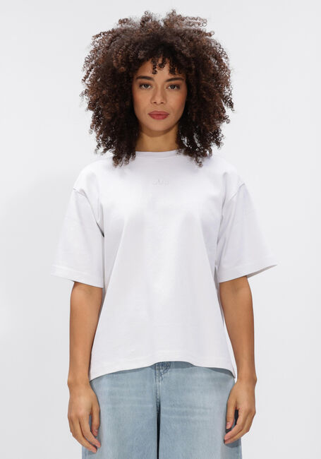 Witte OLAF HUSSEIN T-shirt WMN RETRO LOGO BOXY THEE - large