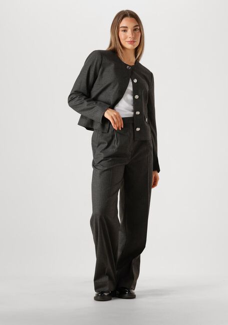 Donkergrijze SECOND FEMALE Pantalon WAKE TROUSERS - large
