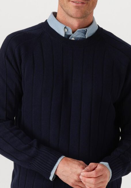 Blauwe GRAN SASSO Trui CREW L SLV - large