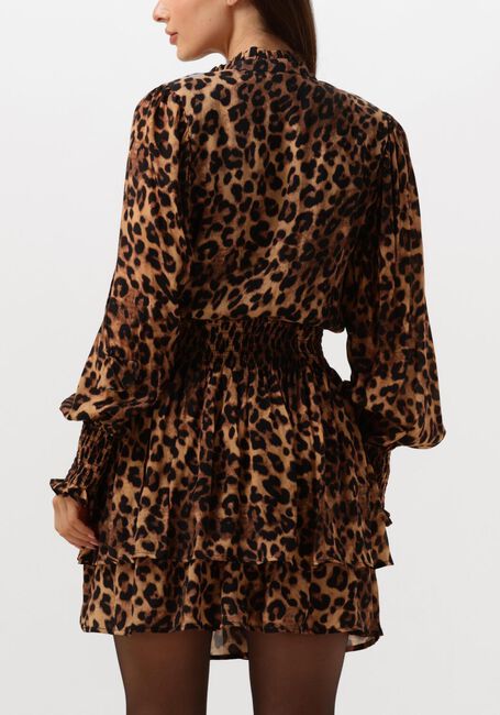 Bruine JANICE Mini jurk ARI - large