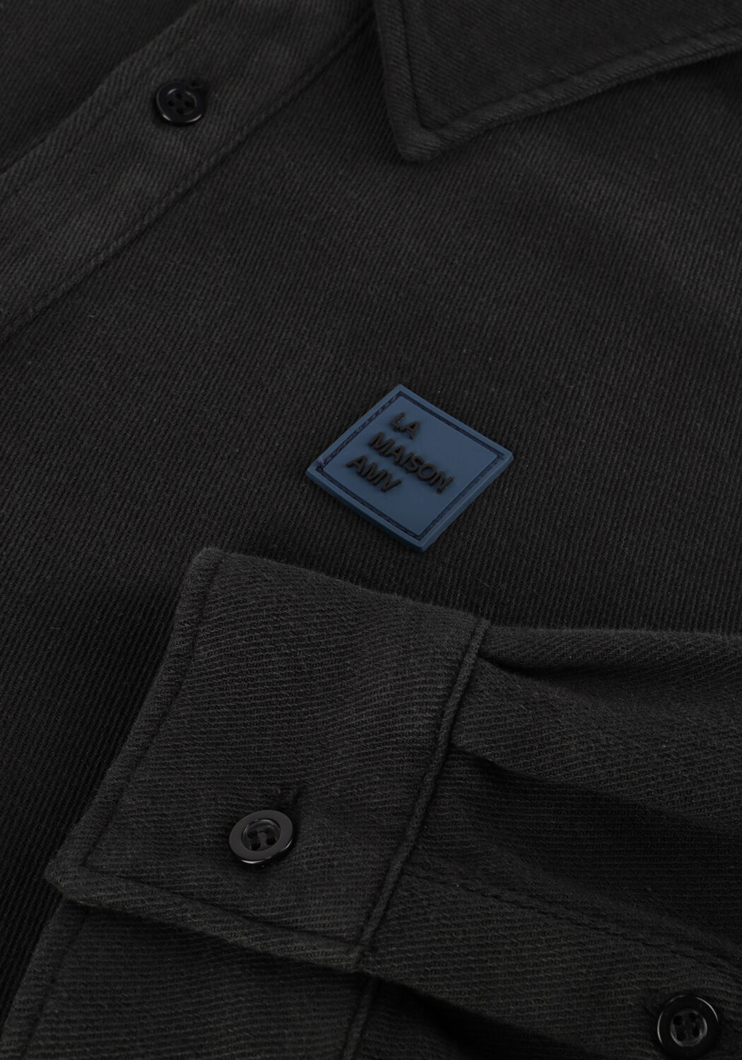 Zwarte AMERICAN VINTAGE Overshirt AFAZ CHEMISES - large