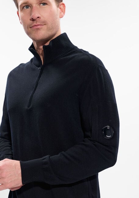 Zwarte CP COMPANY Trui KNITWEAR POLO COLLAR IN MERINO WOOL Zwarte CP COMPANY Trui KNITWEAR POLO COLLAR IN MERINO WOOL - large