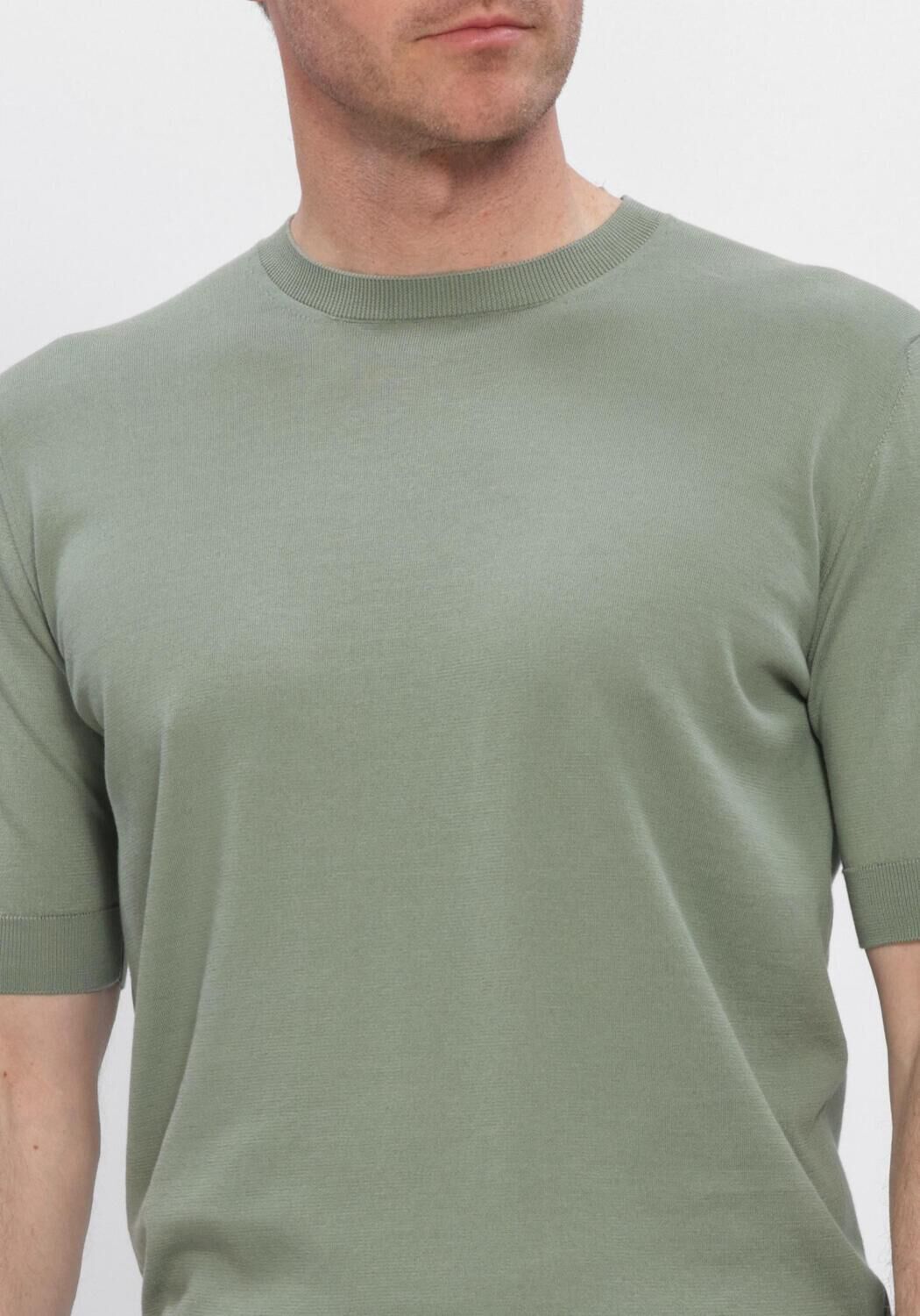 Groene FILIPPO DE LAURENTIIS T-shirt G. COLLO MC - large
