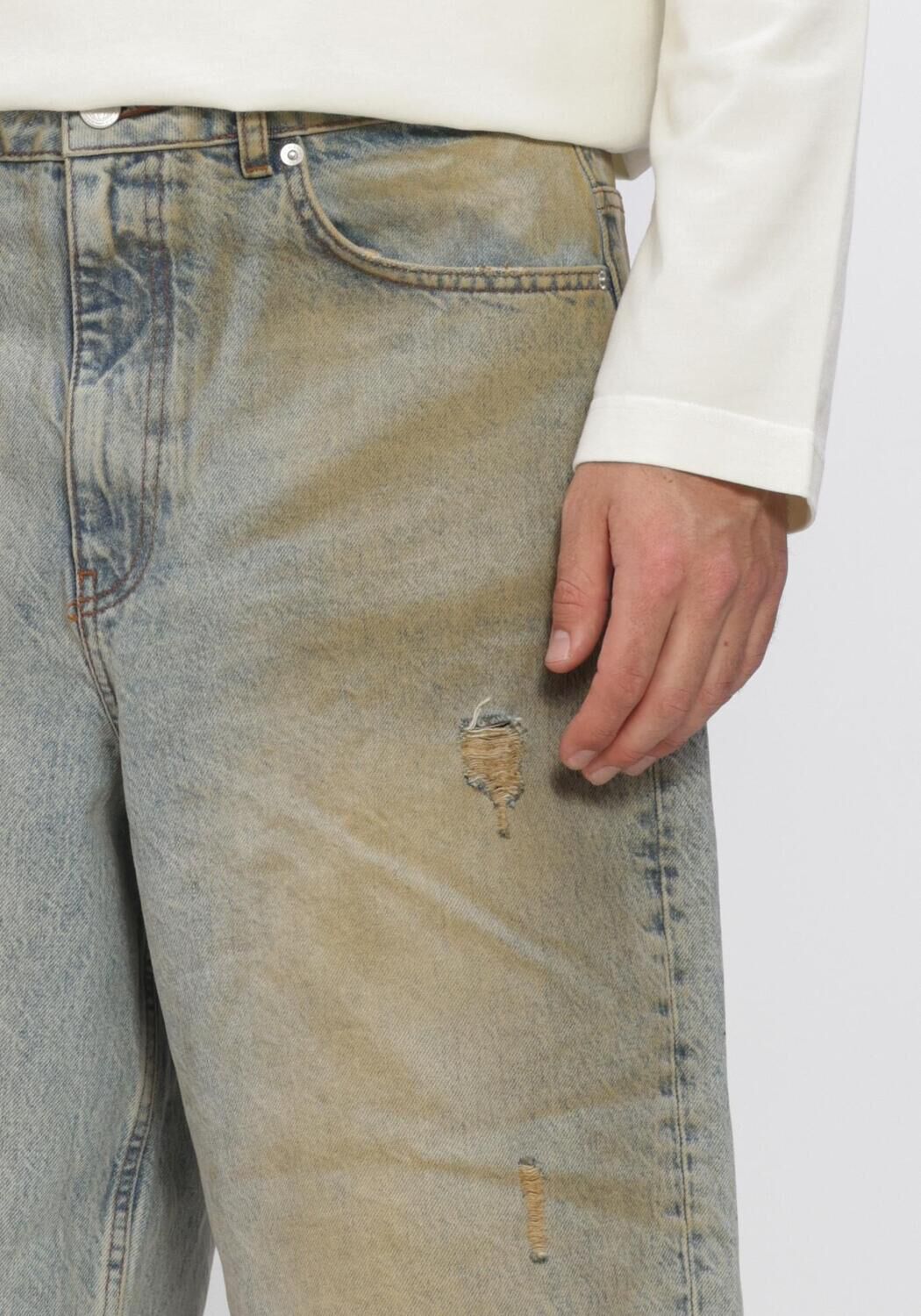 Blauwe FLANEUR Korte broek DENIM SHORTS - large