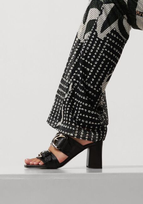 Zwarte LINA LOCCHI Muiltjes LED 2 BAND SLIPPER MET GESPEN HH - large