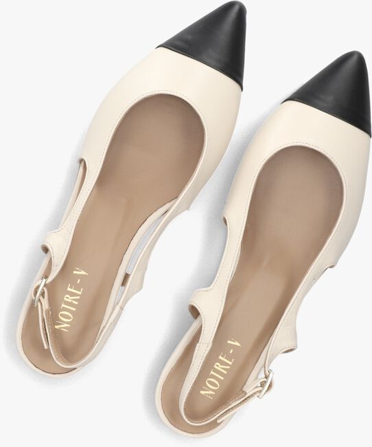 Beige NOTRE-V Slingbacks 08-235 Beige NOTRE-V Slingbacks 08-235 - large