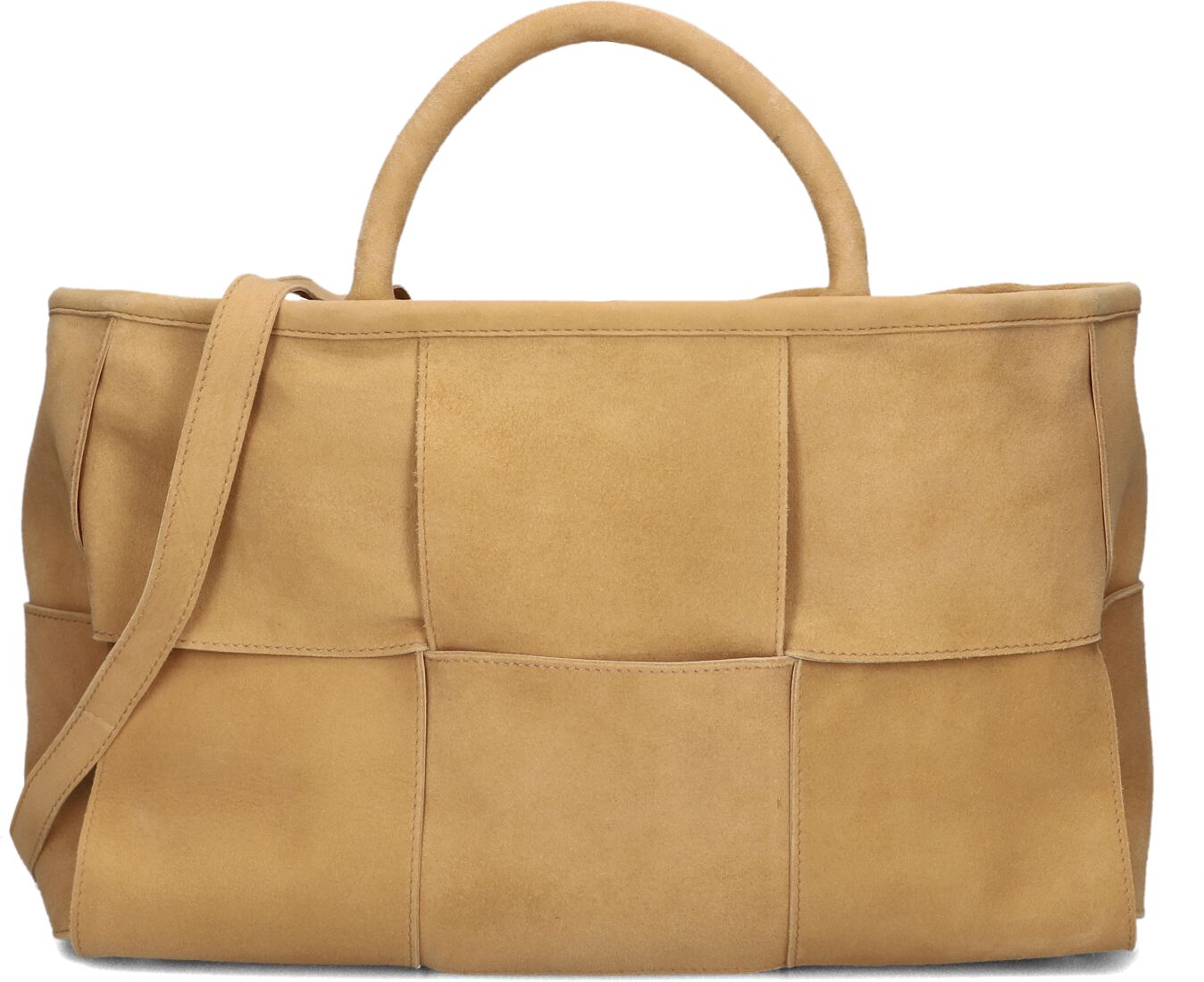 Viamailbag Handtas
Dames Demi, Materiaal: Suède, Kleur: Camel afbeelding