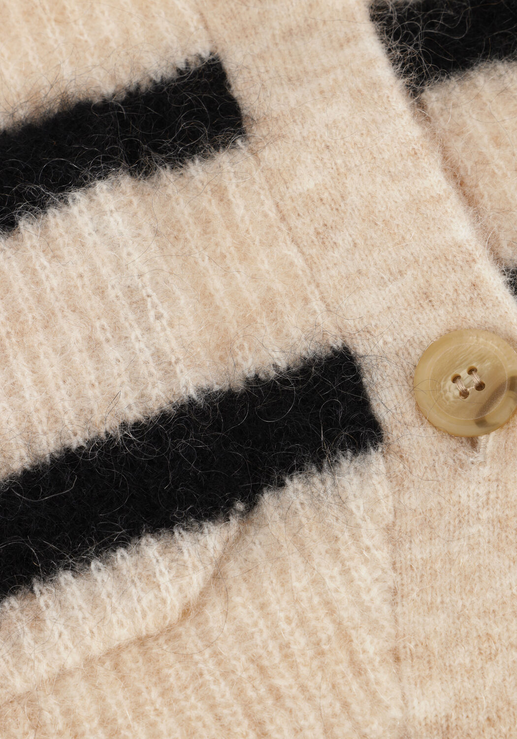 Zand SECOND FEMALE Vest OVALIS KNIT WIDE SLEEVE CARDIGAN - large