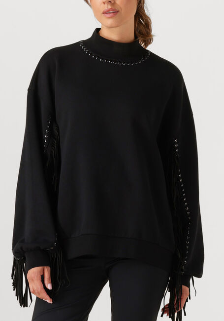 Zwarte GOLDBERGH Coltrui FRENZY CREW NECK SWEATER - large