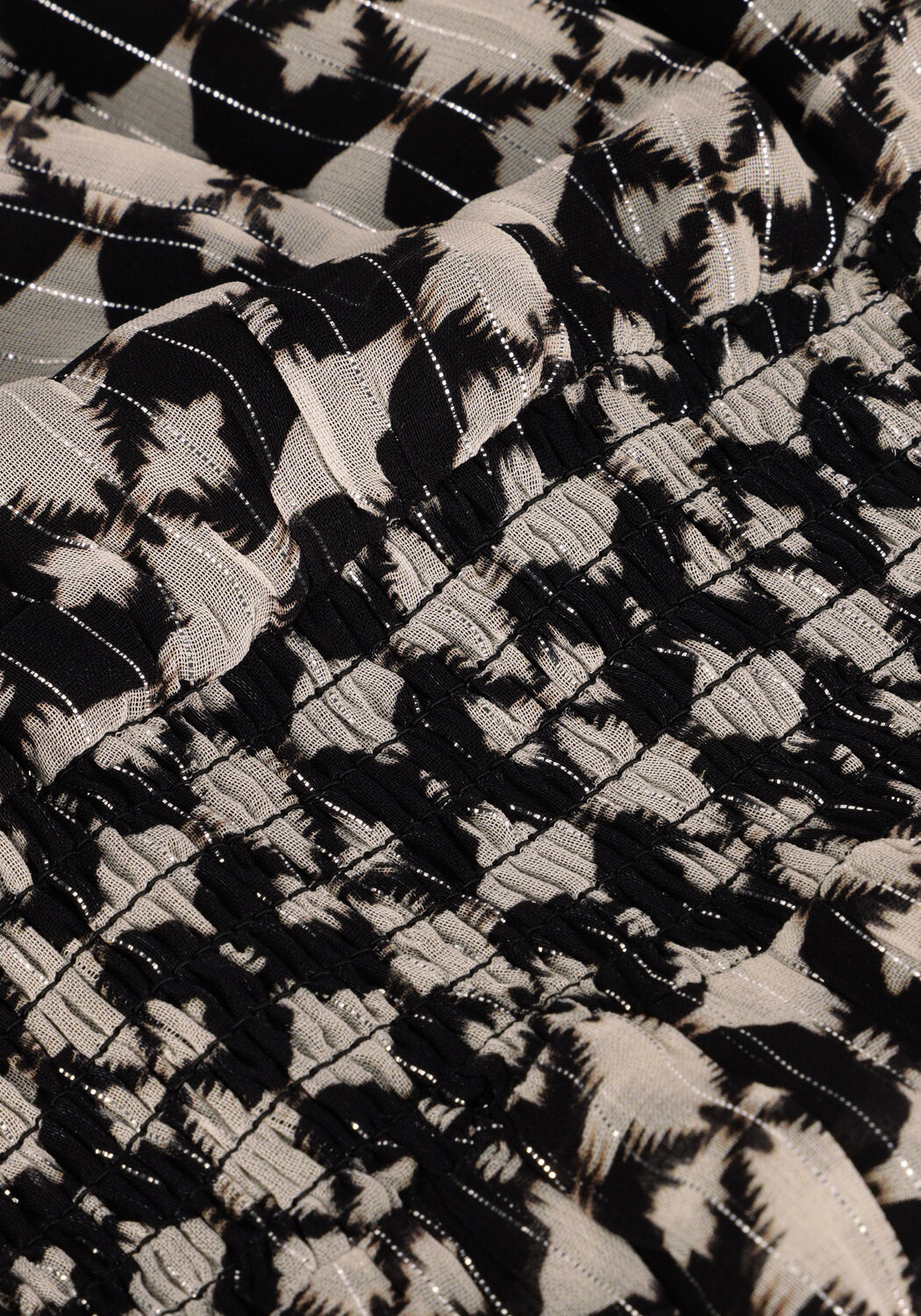 Zwarte AAIKO Mini jurk GABRY IKAT DOT VIS 515 - large