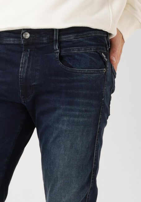 Donkerblauwe REPLAY Straight leg jeans ANBASS - large