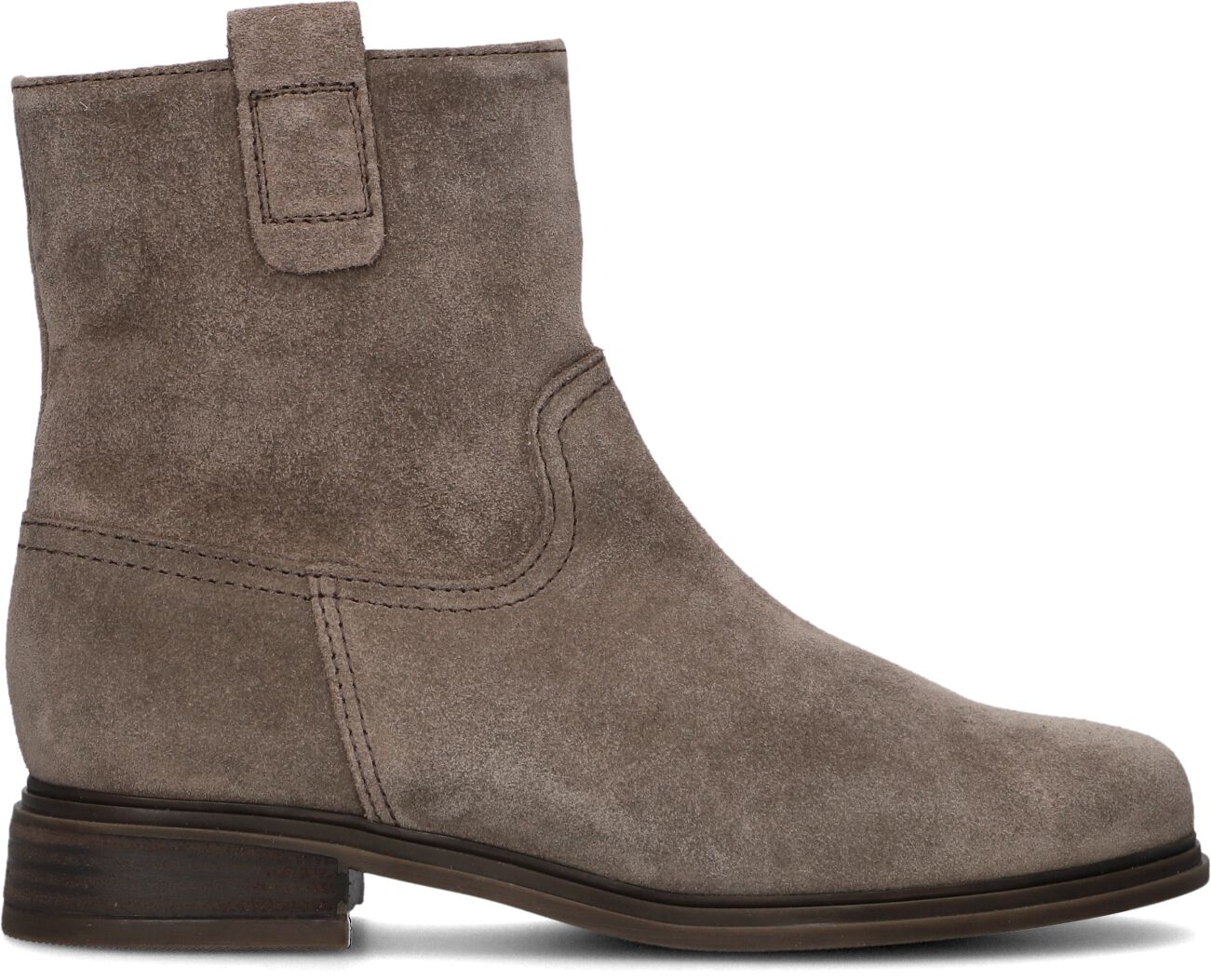 Gabor Enkellaarsjes
Dames 790.1, Maat: 35,5, Materiaal: Suède, Kleur: Taupe
