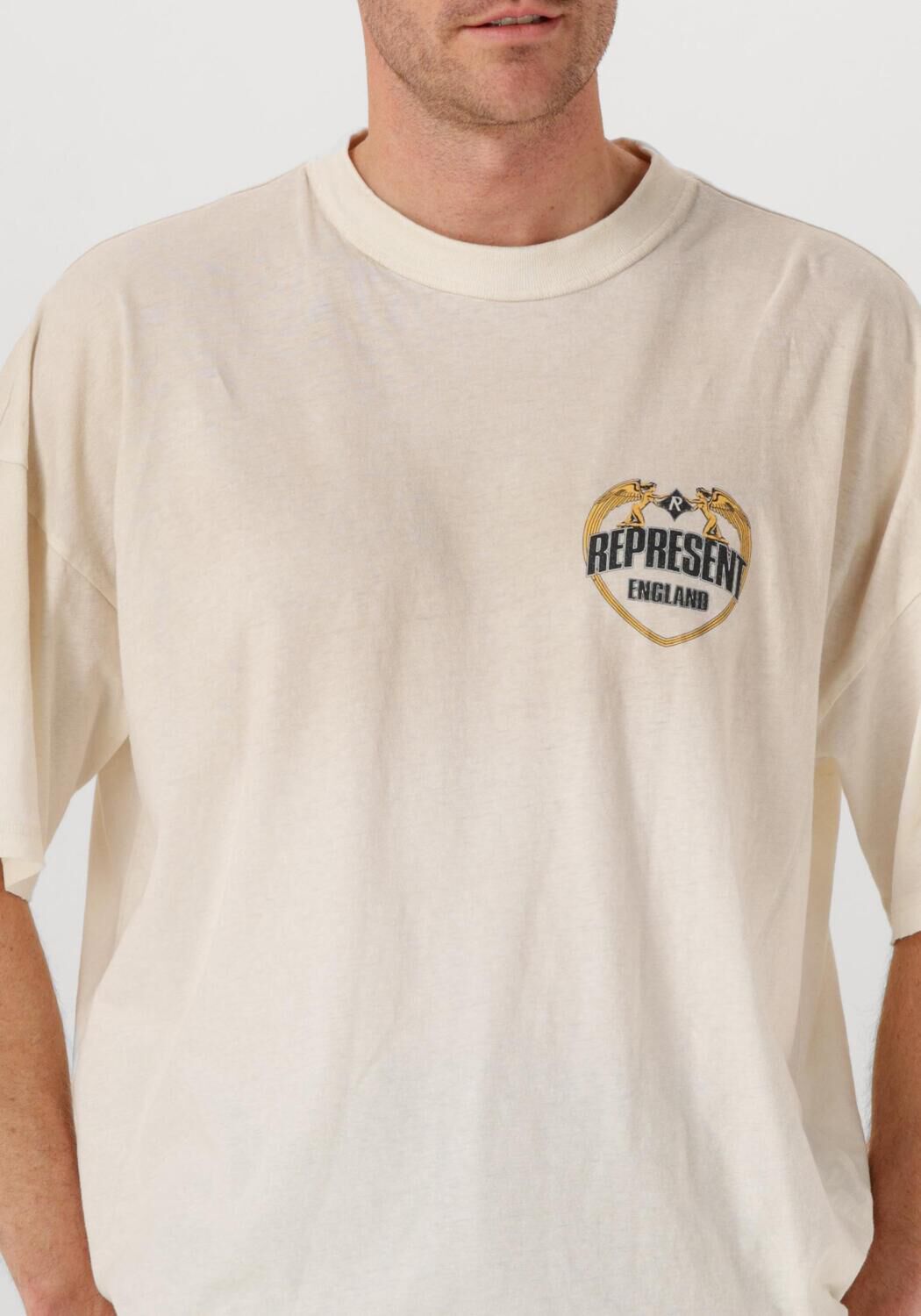 Gebroken wit REPRESENT Polo ANGEL BORDER T SHIRT - large