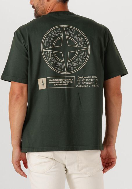 Groene STONE ISLAND T-shirt SS T SHIRT - large
