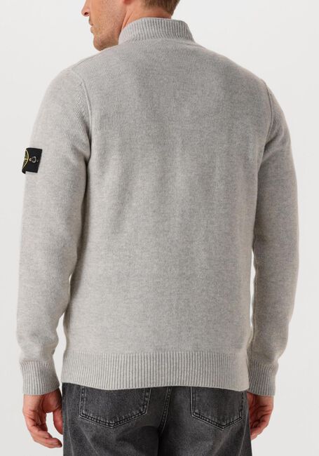 Lichtgrijze STONE ISLAND Trui LS POLO - large