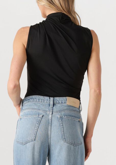 Zwarte ROSEMUNDE Top BILLIE SL DRAPE TOP - large