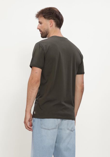 Groene LES DEUX T-shirt CORE SEASONAL T-SHIRT - large
