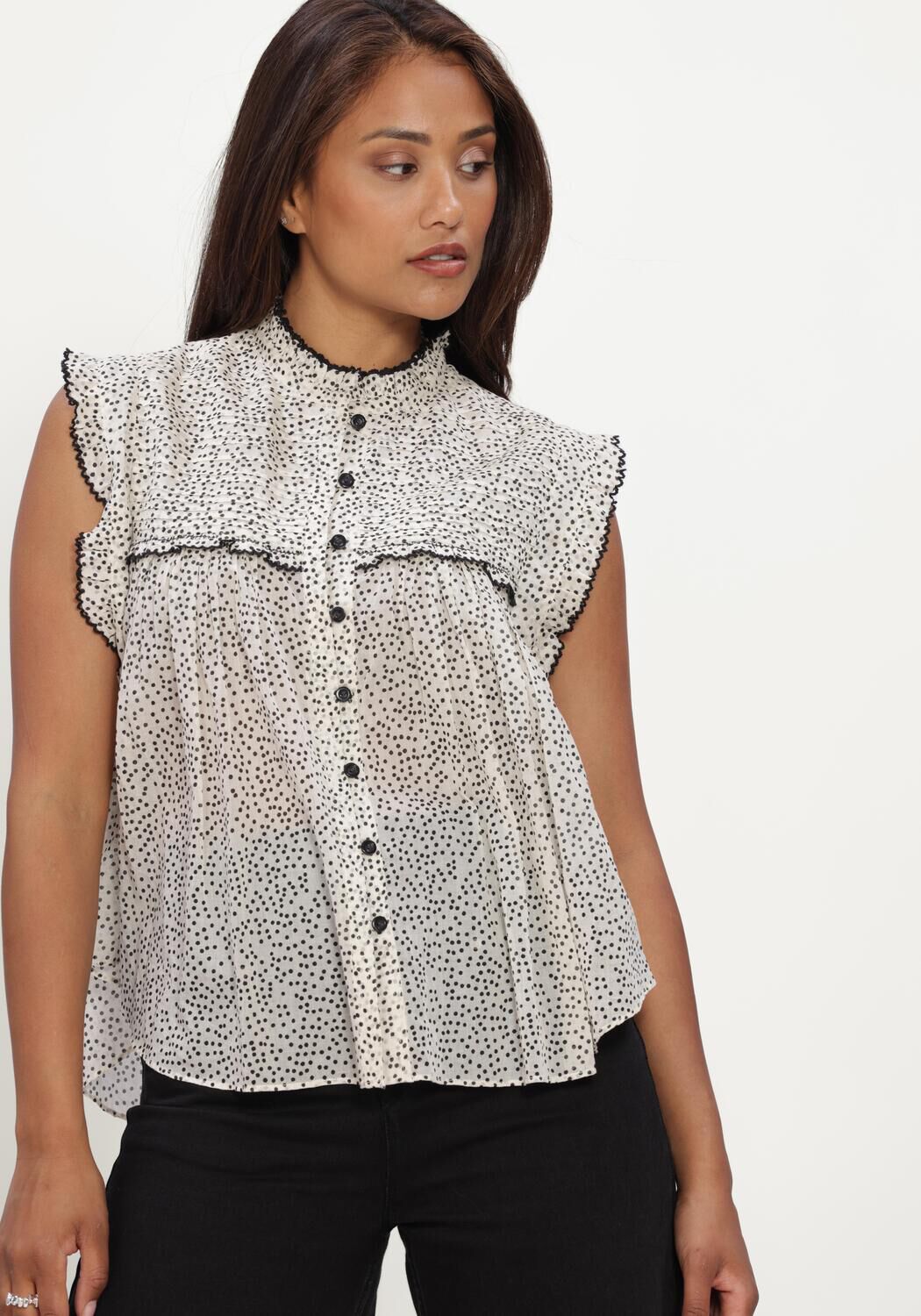 Gebroken wit ISABEL MARANT Top DERSIA - large