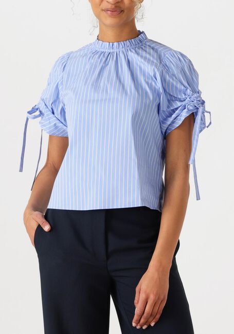 Lichtblauwe CO'COUTURE Blouses DIVIACC PUFF SS BLOUSE - large