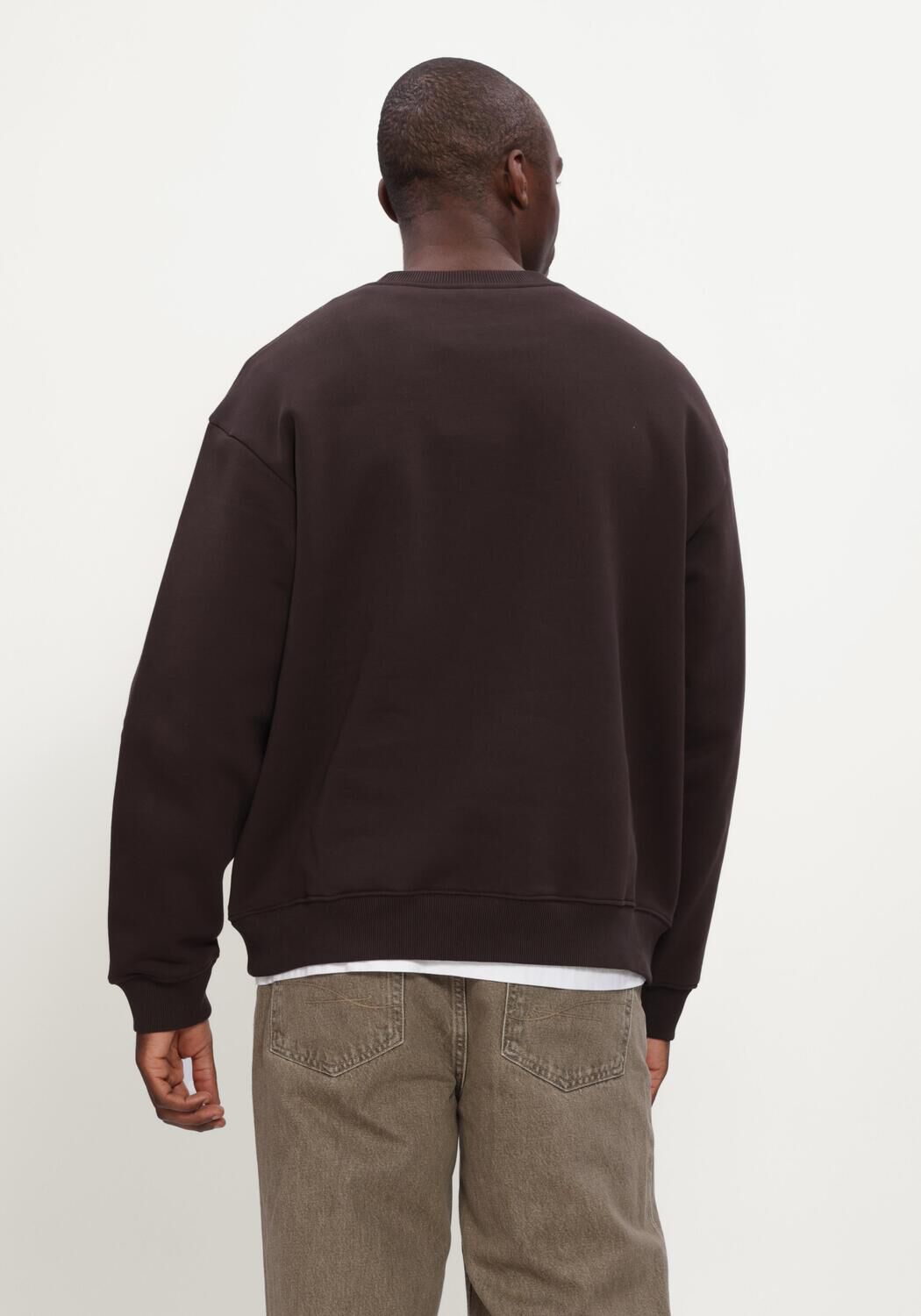 Bruine NN.07 Sweater DAVID CREW 3014 - large