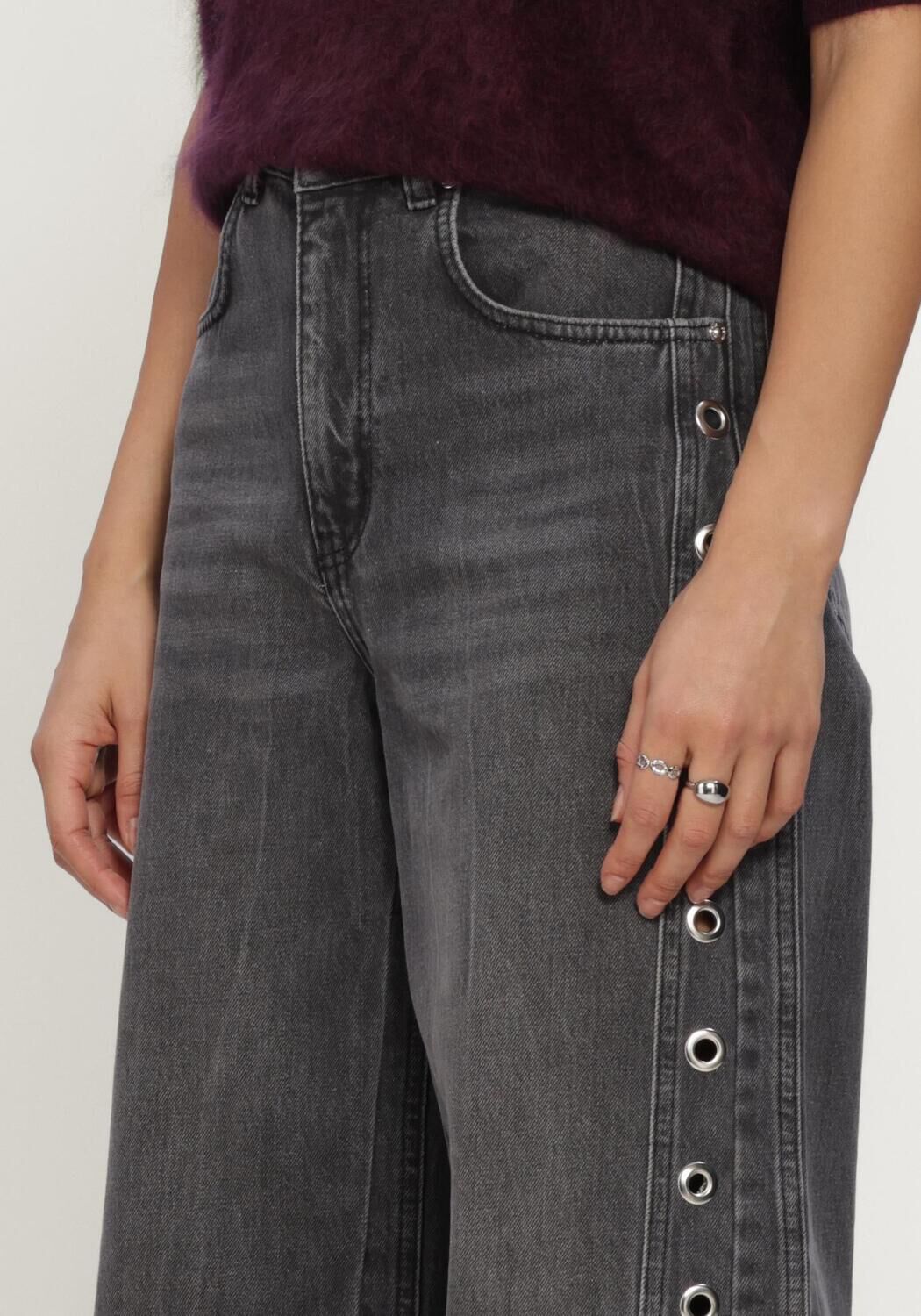 Grijze GESTUZ Barrel jeans GZLAIDA HWBALLOON JEANS - large