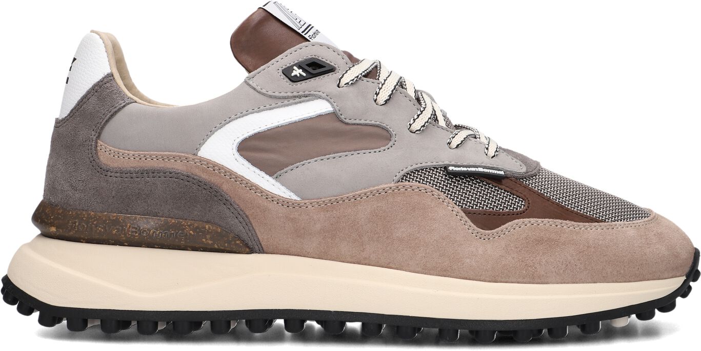 Floris van Bommel Lage Sneakers Heren Sfm-10159, Maat: 44, Materiaal: Suède, Kleur: Taupe