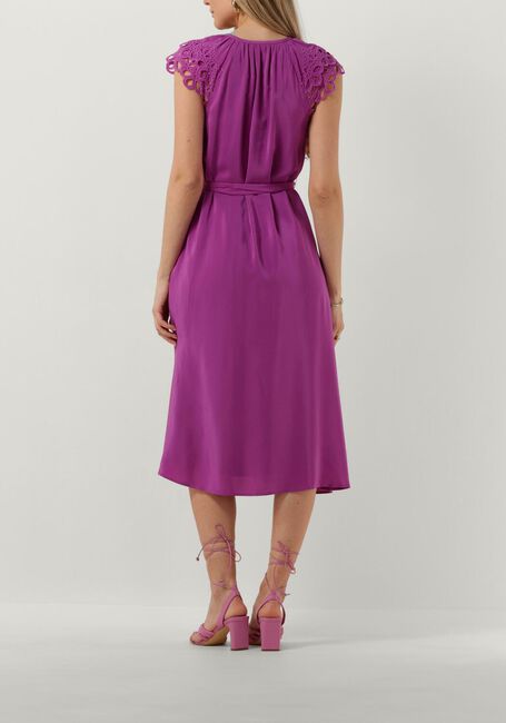 Paarse SUNCOO Midi jurk CELEST - large