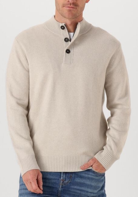 Beige STEFANO LAURAN Trui HALF ZIP L - large