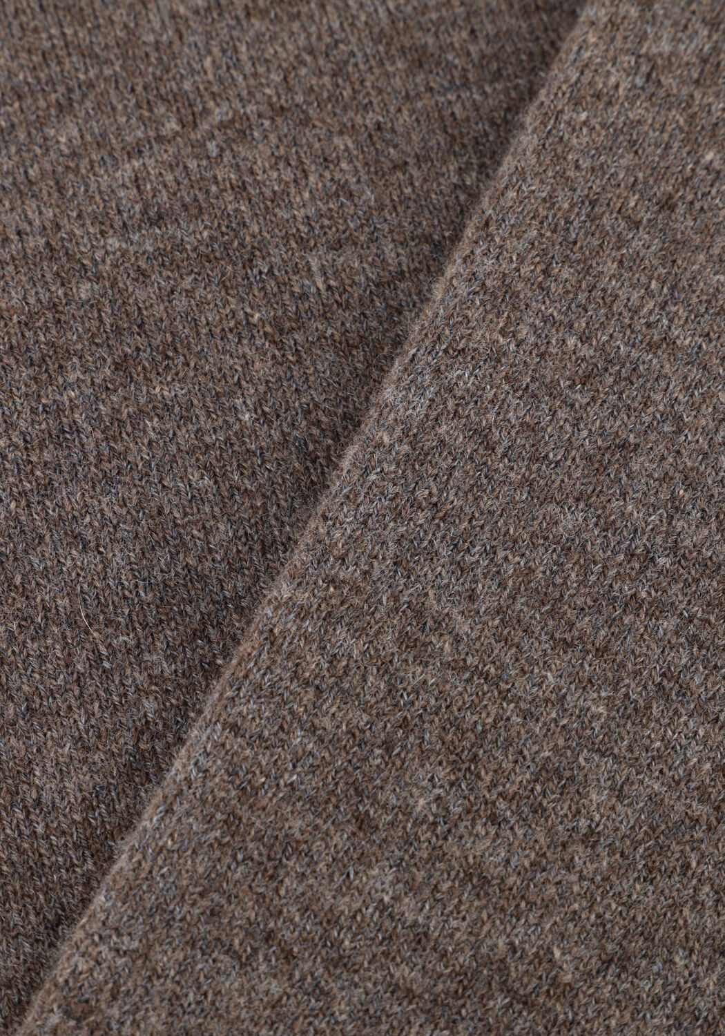 Bruine ROHE Trui CREW-NECK WITH OPEN ARMHOLE - large