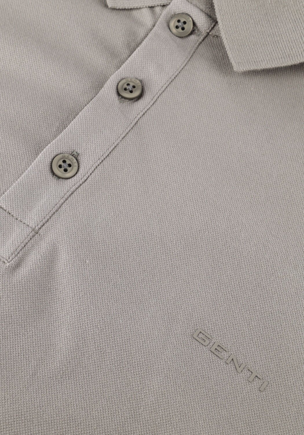Taupe GENTI Polo POLO 3 BUTTON SS 1219 - large